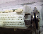 Заморозка полуфабрикатов на пересыпном конвейере