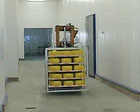 Транспортировка сырных головок в контейнерах